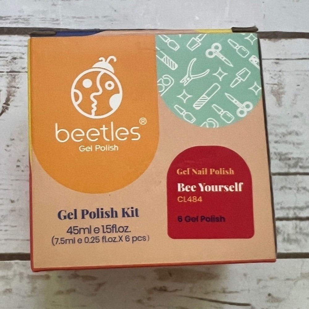Beetles Gel Polish Kit Bee Yourself CL484 Multicolor 6 Pcs Set 7.5ml 0.25oz NWOT